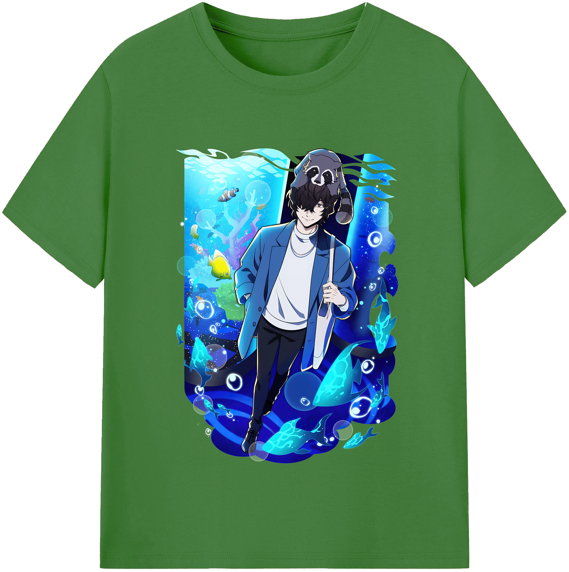 （画像用） 文豪ストレイドッグス Bungo Stray Dogs レディースカジュアルプリントTシャツ（綿100％）